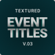 Event Titles - VideoHive Item for Sale