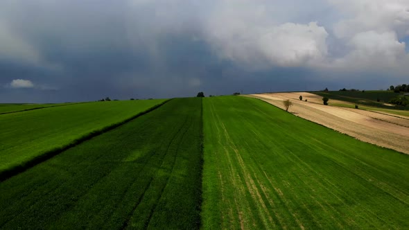 Farmlands.