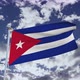 Cuba Flag With Sky 4k - VideoHive Item for Sale