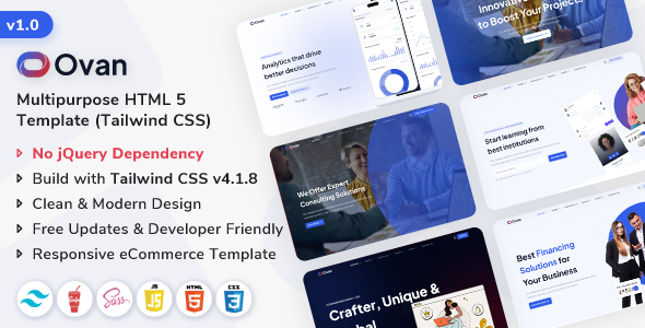 Ovan - Multipurpose HTML5 Template