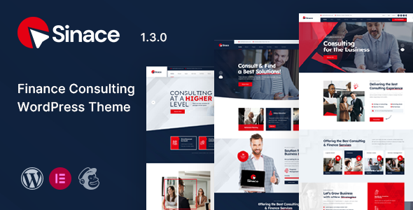Sinace - Finance Consulting WordPress Theme