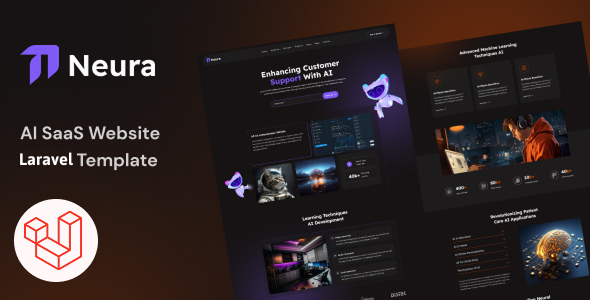 Neura - AI SaaS Website Laravel 11 Template