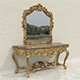 Classic European Style Console Table 12 - 3DOcean Item for Sale