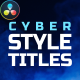 Cyber Style Titles Pack / DR - VideoHive Item for Sale