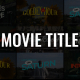 Dynamic Movie Titles - VideoHive Item for Sale