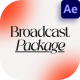 Broadcast Package - VideoHive Item for Sale