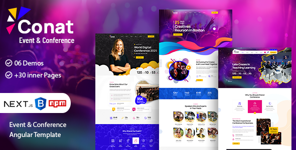 Conat | Event & Conference Next Js Template