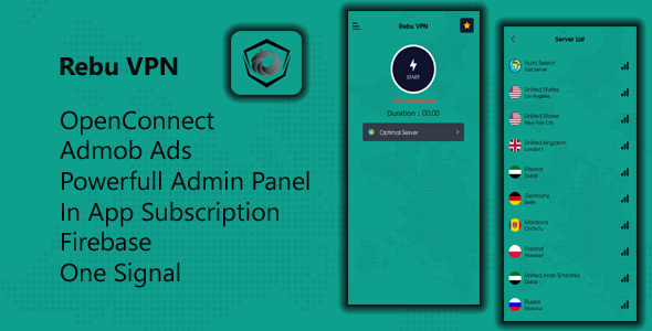 Rebu VPN - Super Fast, OpenConnect, Secure and Stable VPN