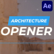 Architecture Opener for After Effects - VideoHive Item for Sale