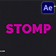 Stomp Typo Logo - VideoHive Item for Sale