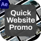 Quick Website Promo - VideoHive Item for Sale