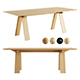 Trave Square Dining Table by Branca Lisboa - 3DOcean Item for Sale