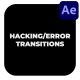 Hacking & Error Transitions - VideoHive Item for Sale