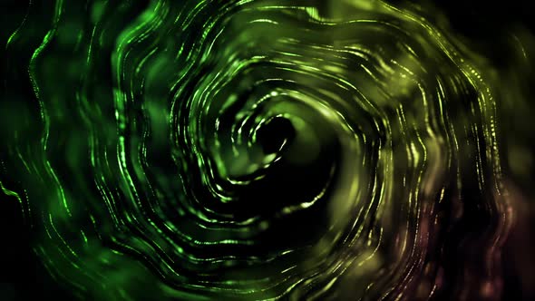Abstract Spiral Wave Circle Background