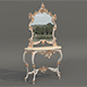 Classic European Style Console Table 13 - 3DOcean Item for Sale