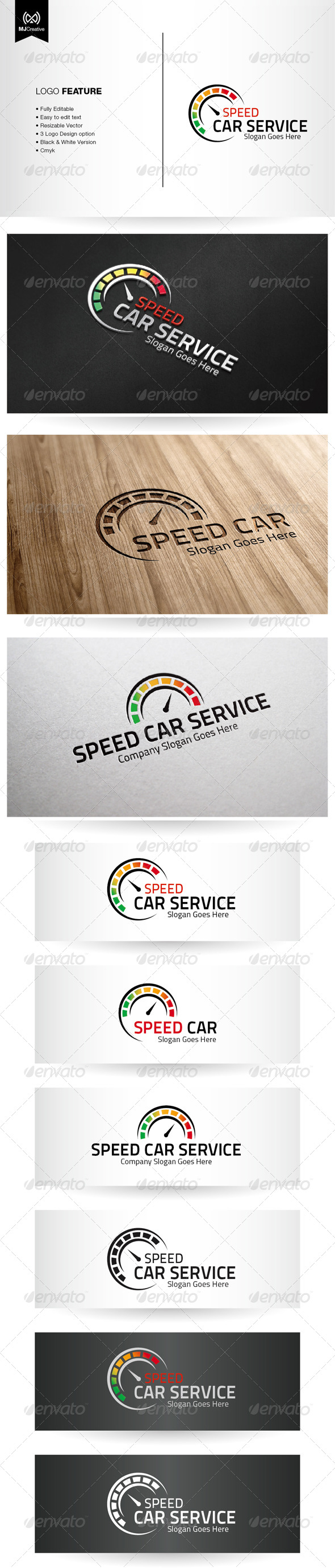 Speed Car Service Logo
