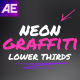 Neon Graffiti Lower Thirds / AE - VideoHive Item for Sale