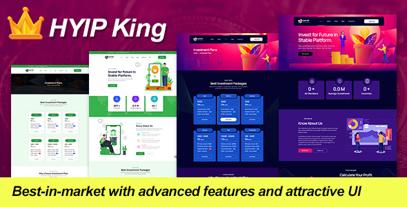 HYIP King - Advanced Investment Platform