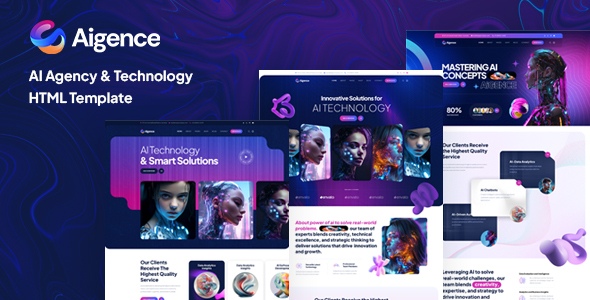 Aigence - AI Agency & Technology HTML Template
