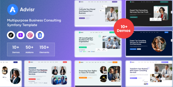 Advisr - Multipurpose Business Consulting Symfony Template