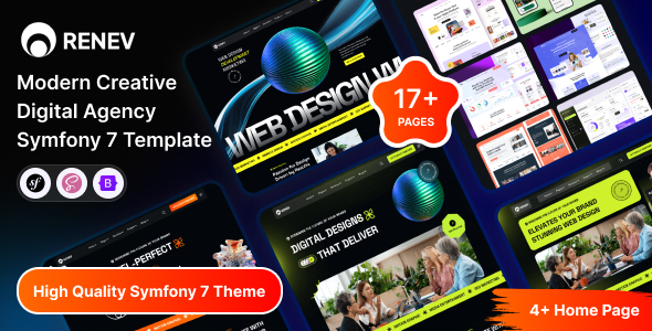 Renev - Modern Creative Digital Agency Symfony Template