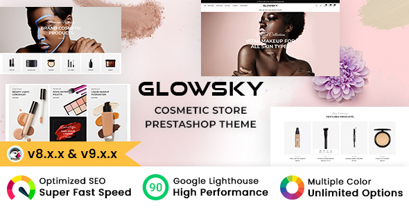 Glowsky - Beauty Cosmetics Shop Prestashop Theme