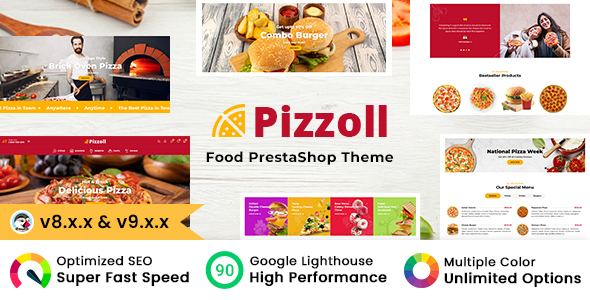 Pizzoll - Pizza & Fast Food Restaurant Prestashop Theme