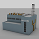 Low Poly Stylized Industrial Factory - Game Ready Building - 3DOcean Item for Sale