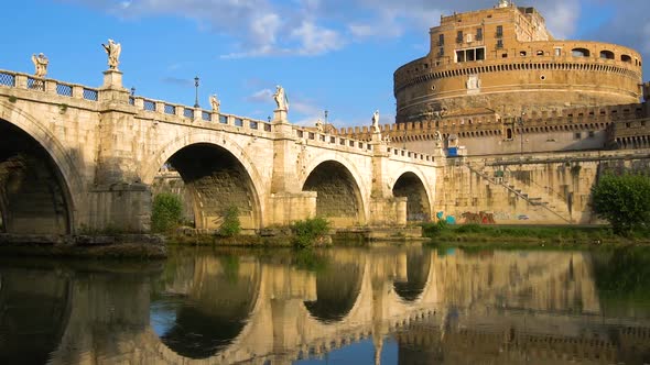 Castel Sant Angelo in Rome , Italy