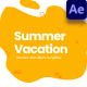 Summer Vacation Lottie Elements - VideoHive Item for Sale