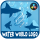 Water World Logo for DaVinci Resolve - VideoHive Item for Sale