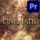 Cinematic Titles for Premiere Pro - VideoHive Item for Sale