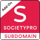 Subdomain Module for SocietyPro Saas - CodeCanyon Item for Sale
