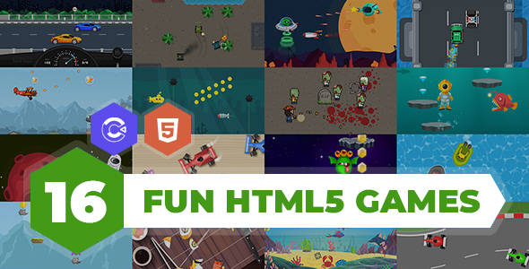 16 Games Bundle - HTML5 - Construct 3