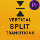 Vertical Split Transitions for Premiere Pro - VideoHive Item for Sale