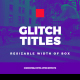 Universal Glitch Titles I Premiere Pro - VideoHive Item for Sale