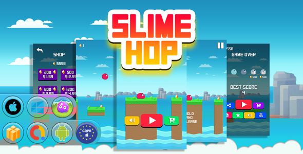 Slime Hop Game Template