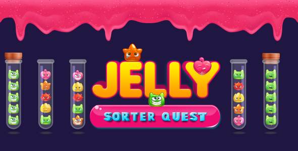 Jelly Sorter Quest – Unity 3D Puzzle Game with Admob Ads