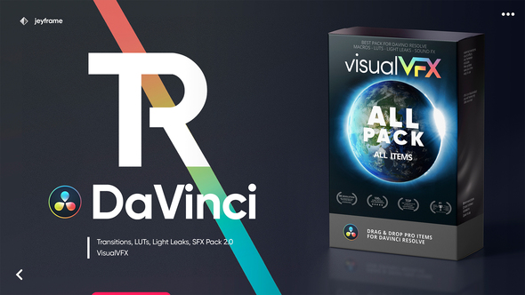 VisualVFX - Transitions for DaVinci Resolve