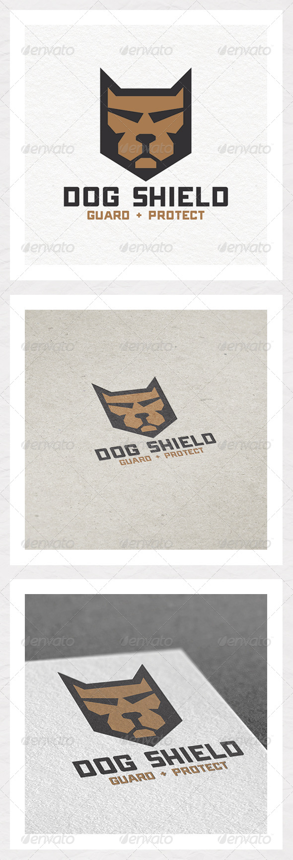 Dog Shield Logo Design