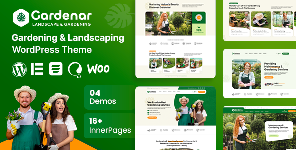 Gardenar - Gardening and Landscaping WordPress Theme