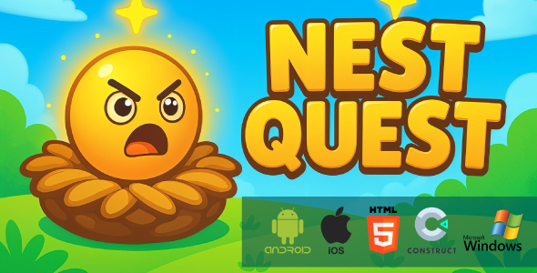 Nest Quest Game – Platformer Puzzle Game | HTML5, Android, iOS & Windows | Construct 3