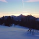 A View of a Snowy Winter Landscape at Dusk - VideoHive Item for Sale