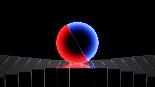 Neon Ball VJ Loop Animation