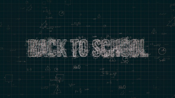 Back to School Black Background 4K alt