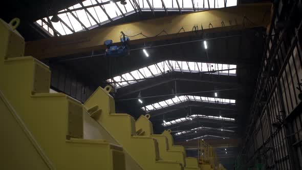 Overhead crane in production