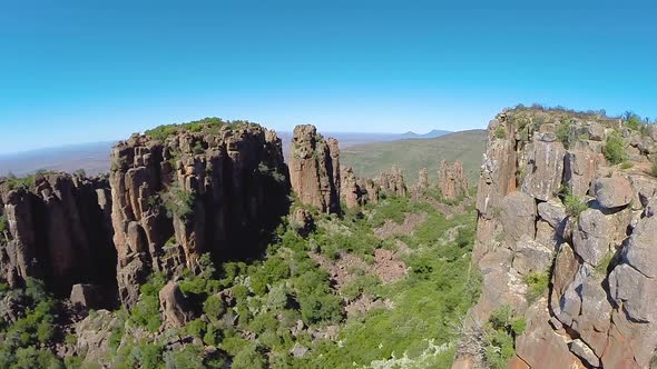 Valley of desolation in the Karoo