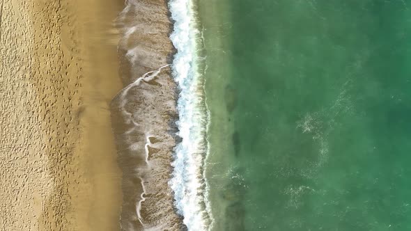 Happy children play on the sea waves