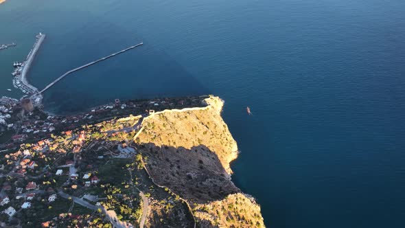 Alanya Castle Alanya Kalesi Aerial View