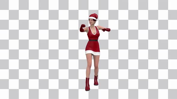 Christmas Girl Dancing Loop